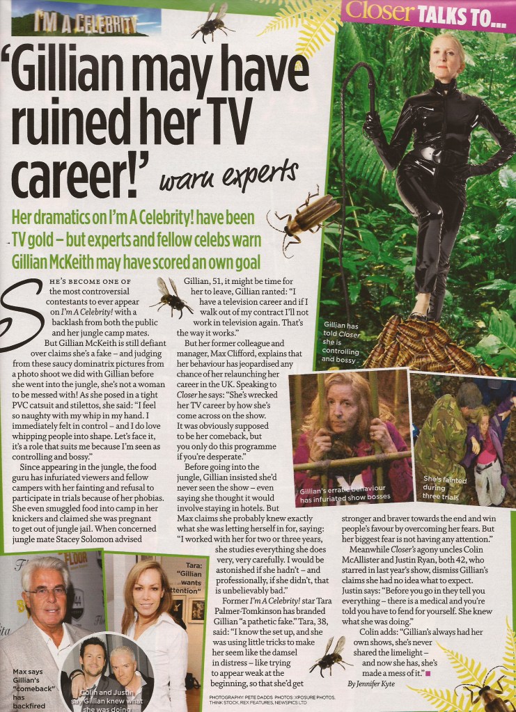 Closer - Gillian McKeith