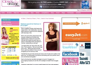 Closer - Ruth Langsford