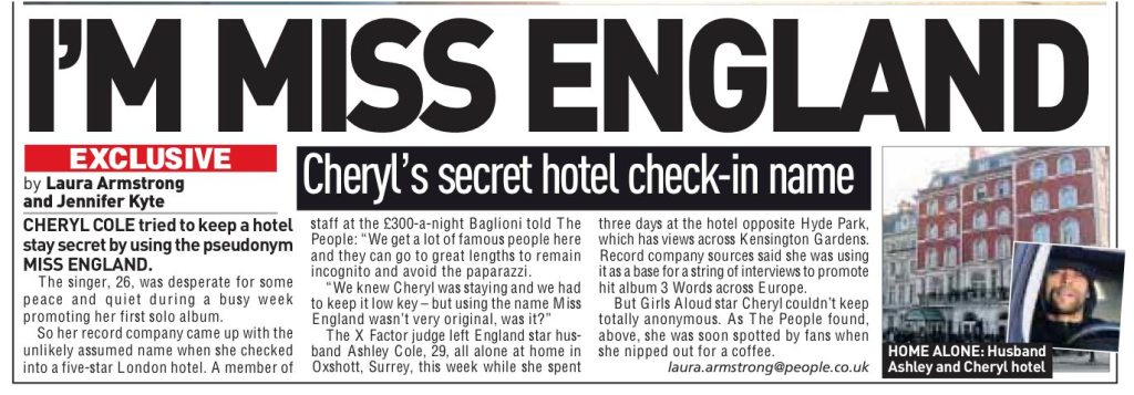 The People - Cheryl Cole