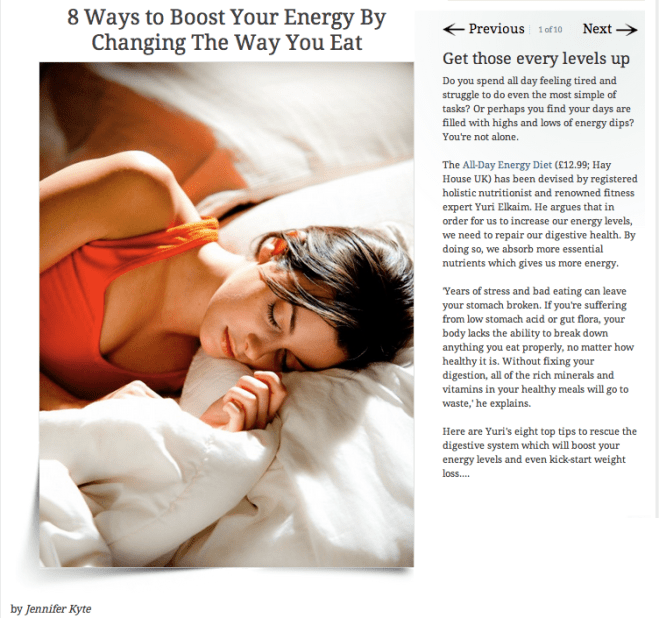 8 Ways To Boost Your Energy