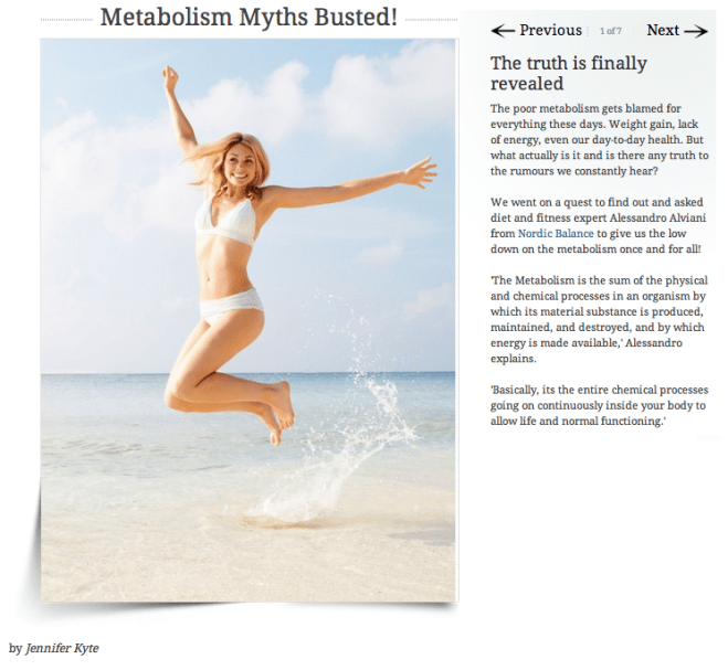 Metabolism Myths Busted