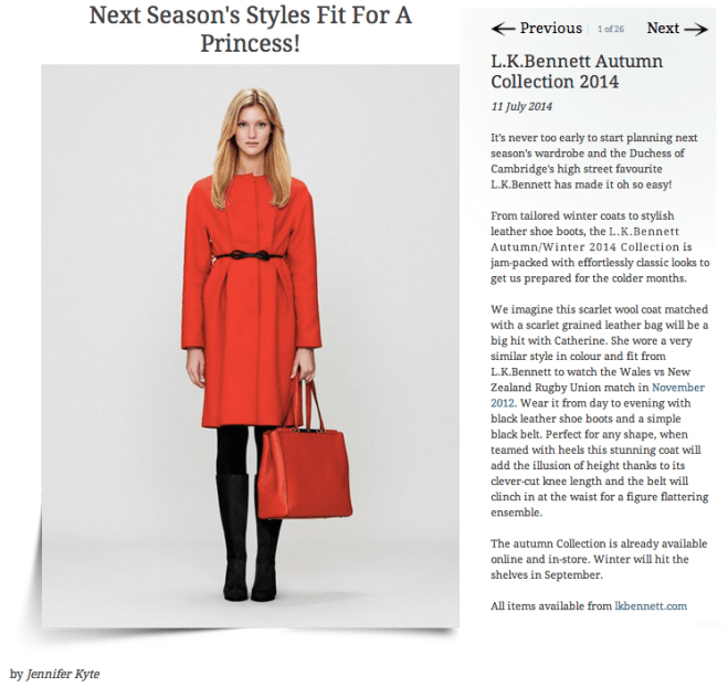 New season styles fit for a princess